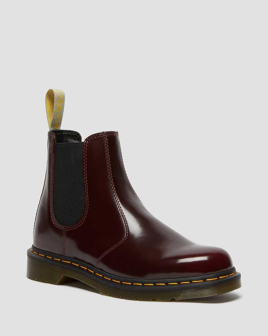 Dr. Martens Vegan 2976 Miesten Chelsea Nilkkurit - Punainen Nilkkurit [607-WCPBEM]